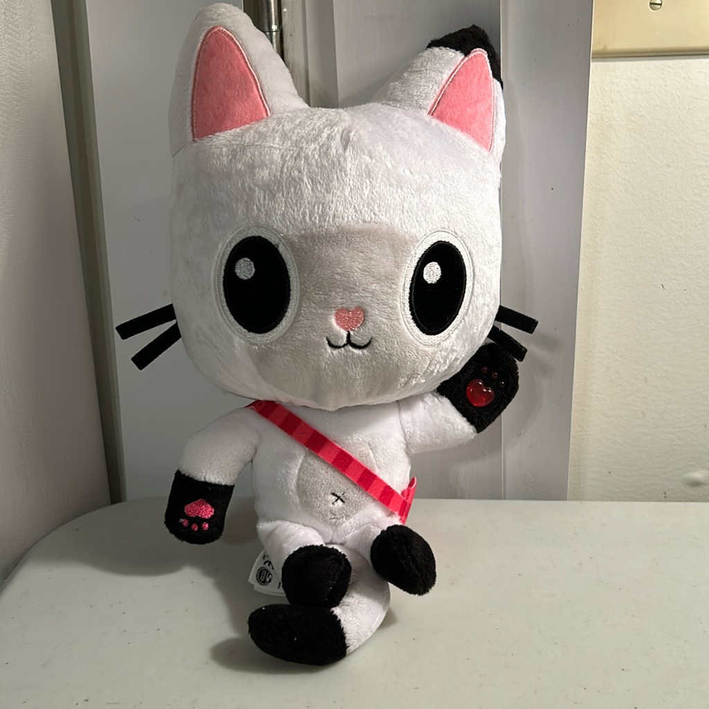 Spin Master Gabby's Dollhouse - Pandy Paws Parlante 33cm, Peluche Interattivo Con Luci E Suoni, 2 Canzoni E 10 Frasi
